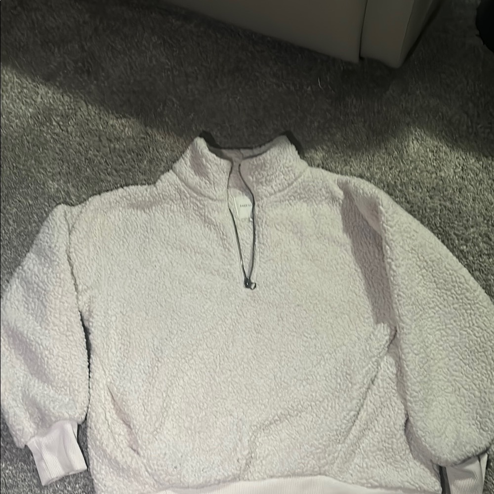 American Eagle Outfitters White Cowl Neck Sweater